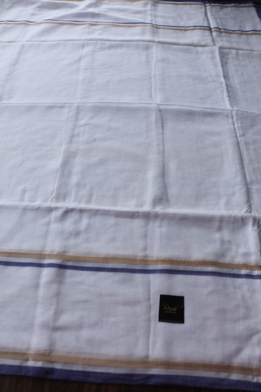 WHITE MUL COTTON SAREE
