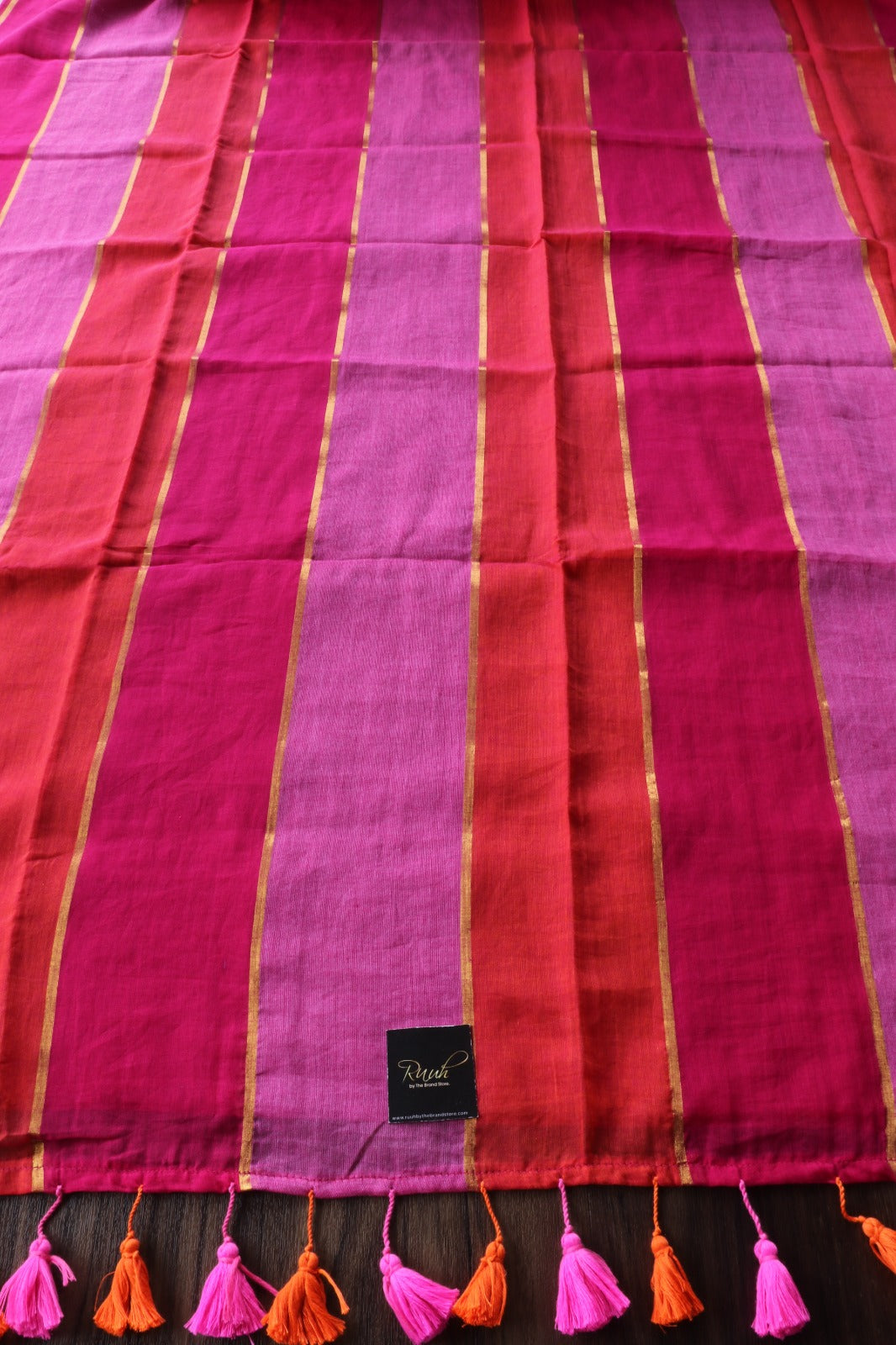 MULMUL MULTI COLOUR SAREE