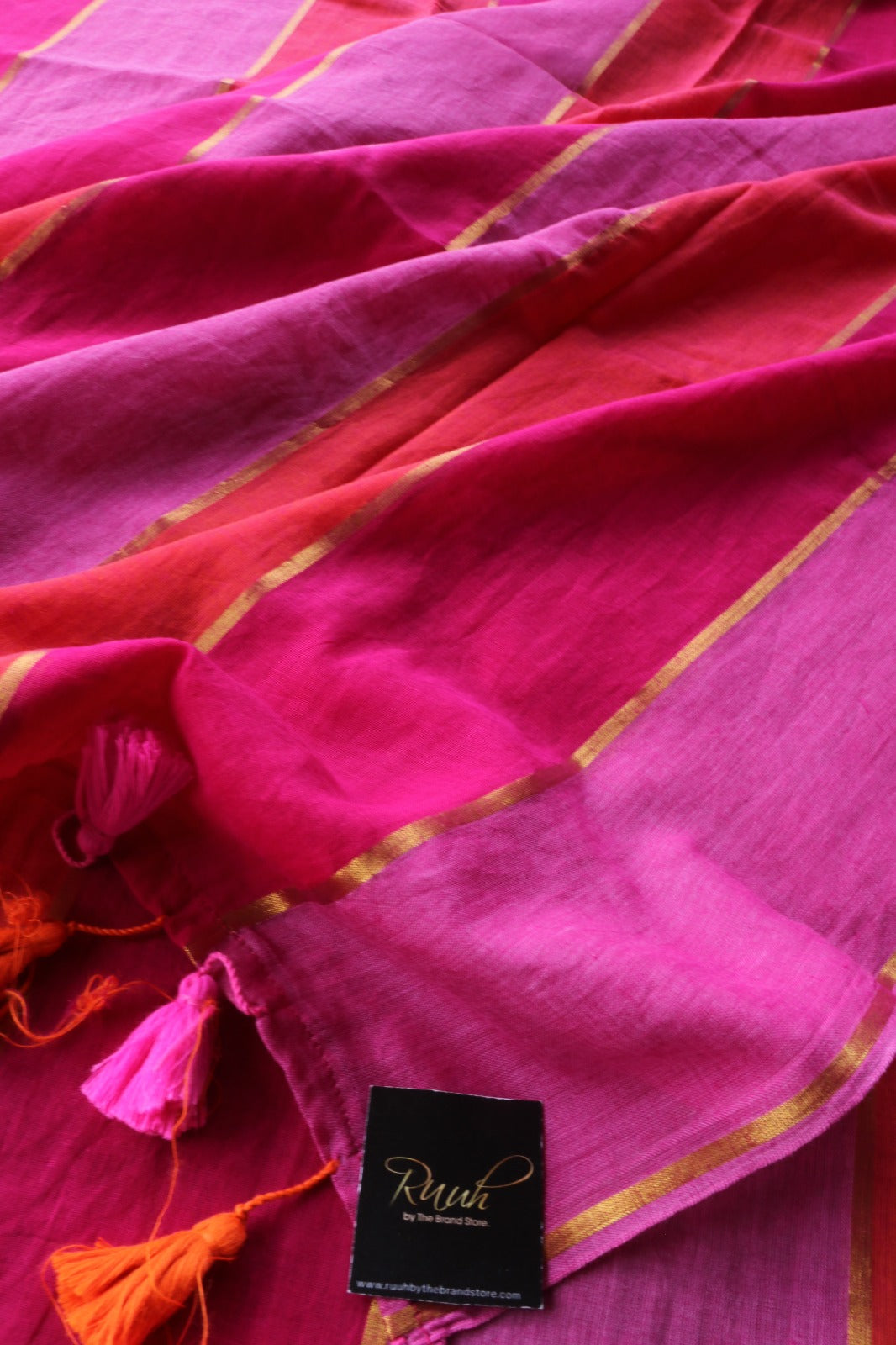 MULMUL MULTI COLOUR SAREE