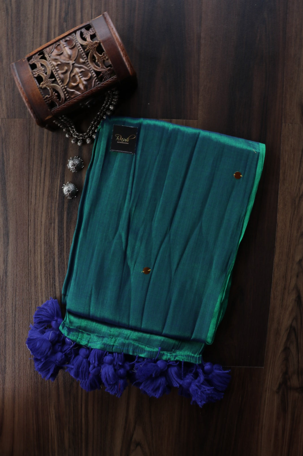 PEACOCK COLOUR MUL TISSUE WITH SEQUENCE