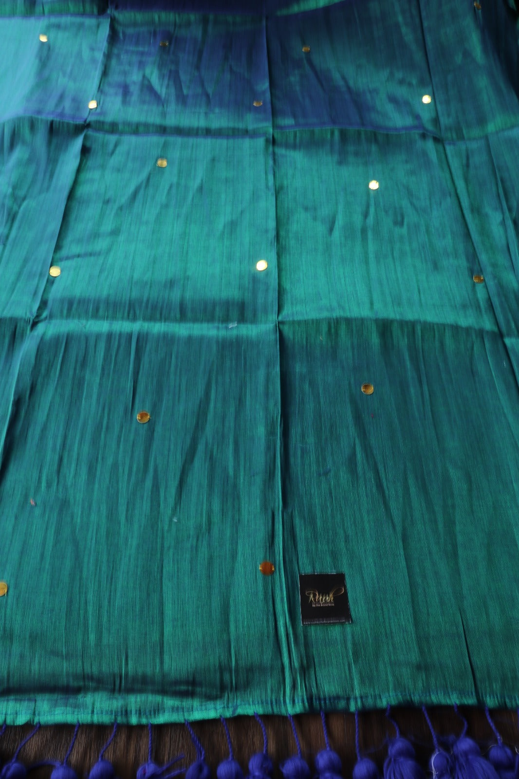 PEACOCK COLOUR MUL TISSUE WITH SEQUENCE