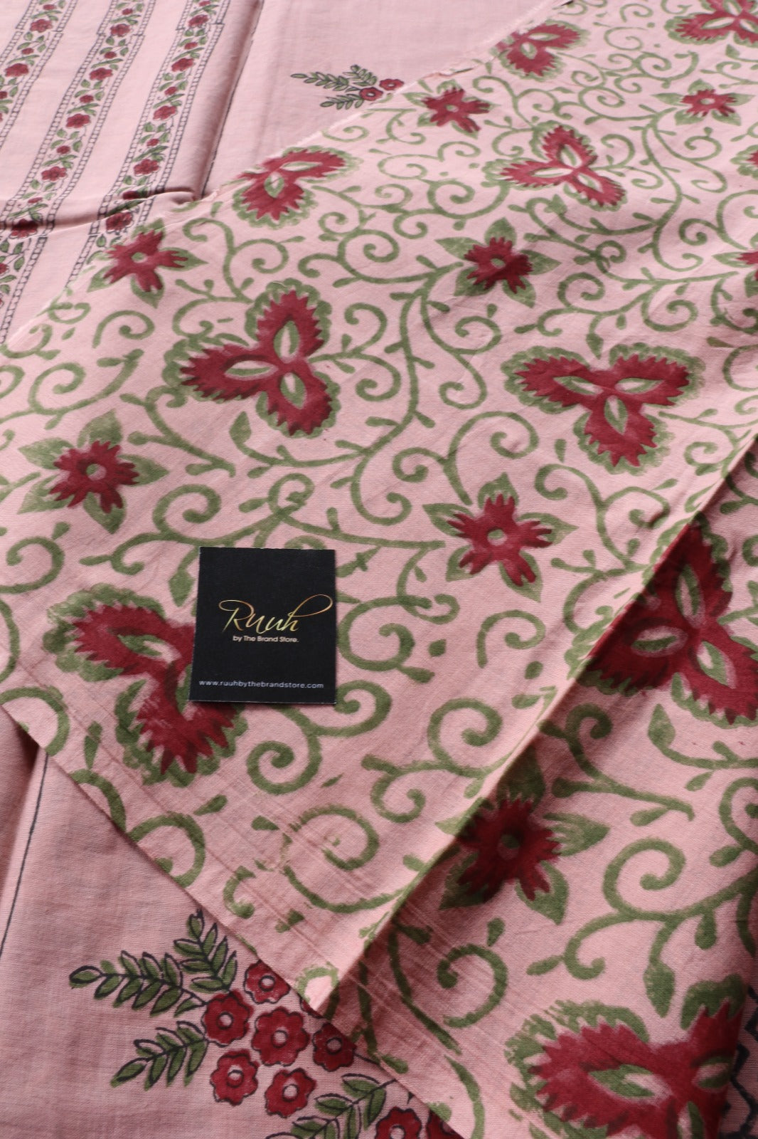 JAIPUR COTTON SAREE IN MAUVE COLOUR