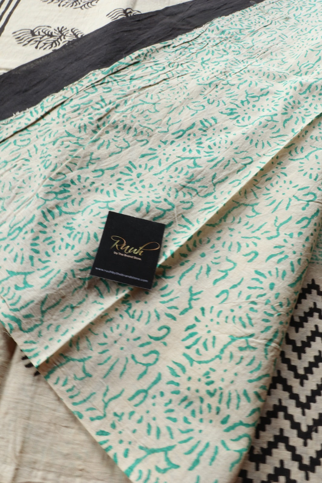 JAIPUR COTTON SAREE IN CREAM COLOUR