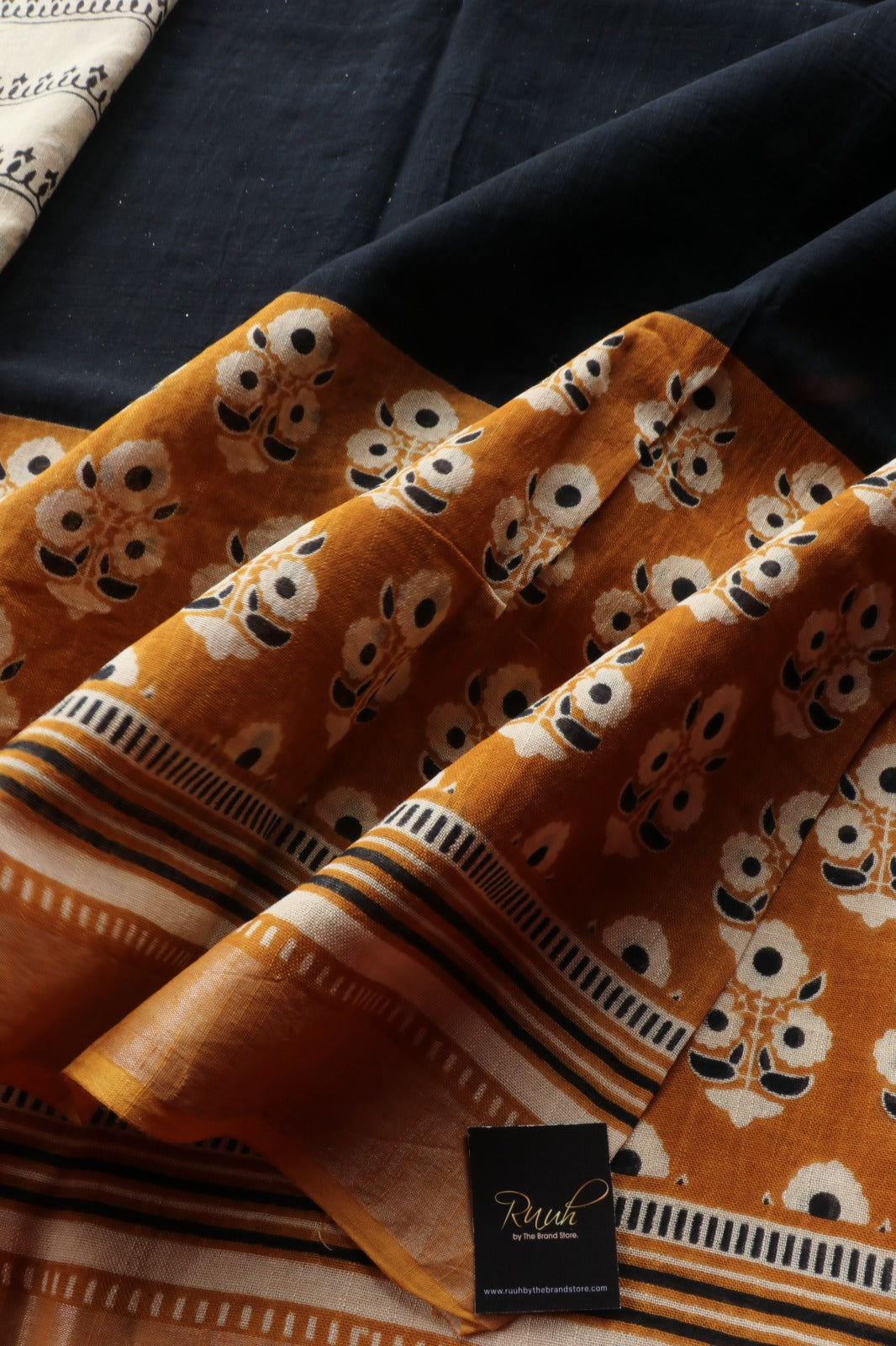 LINEN COTTON SAREE 4