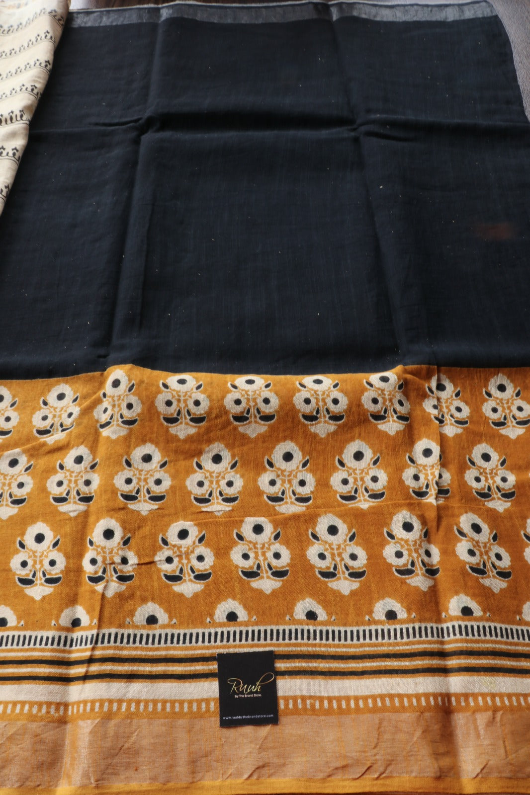 LINEN COTTON SAREE 4