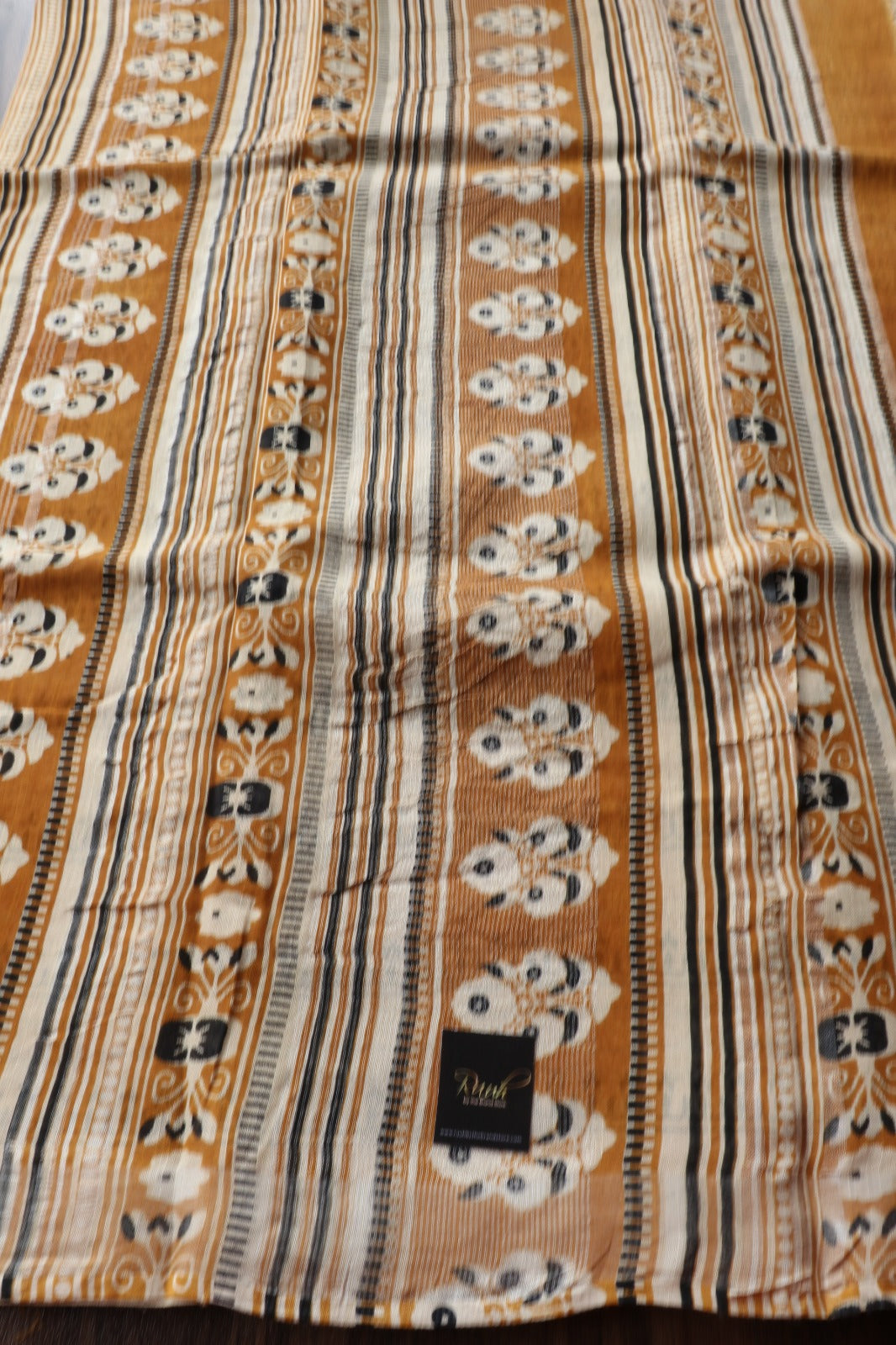LINEN COTTON SAREE 4