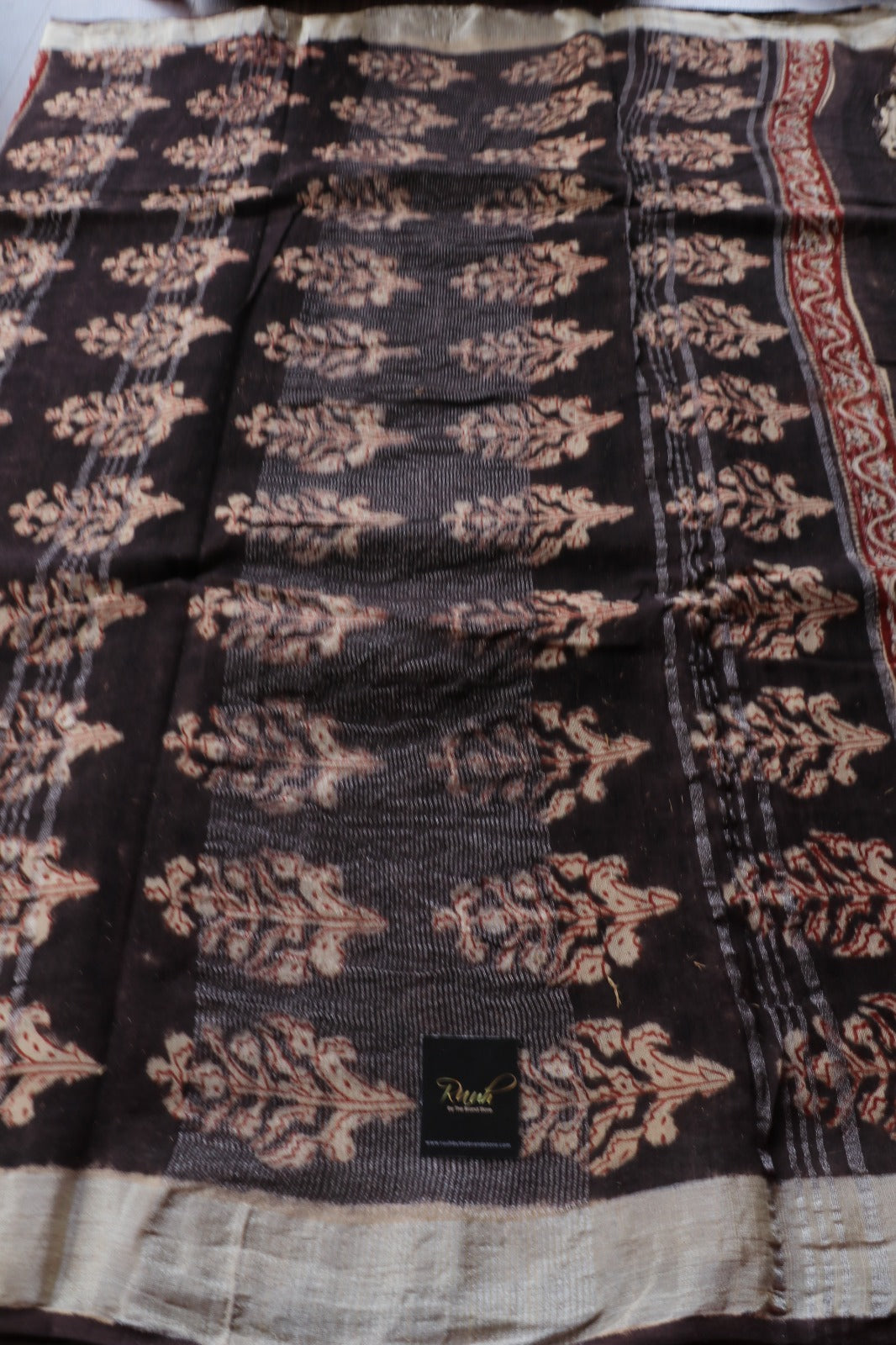 LINEN COTTON SAREE 10