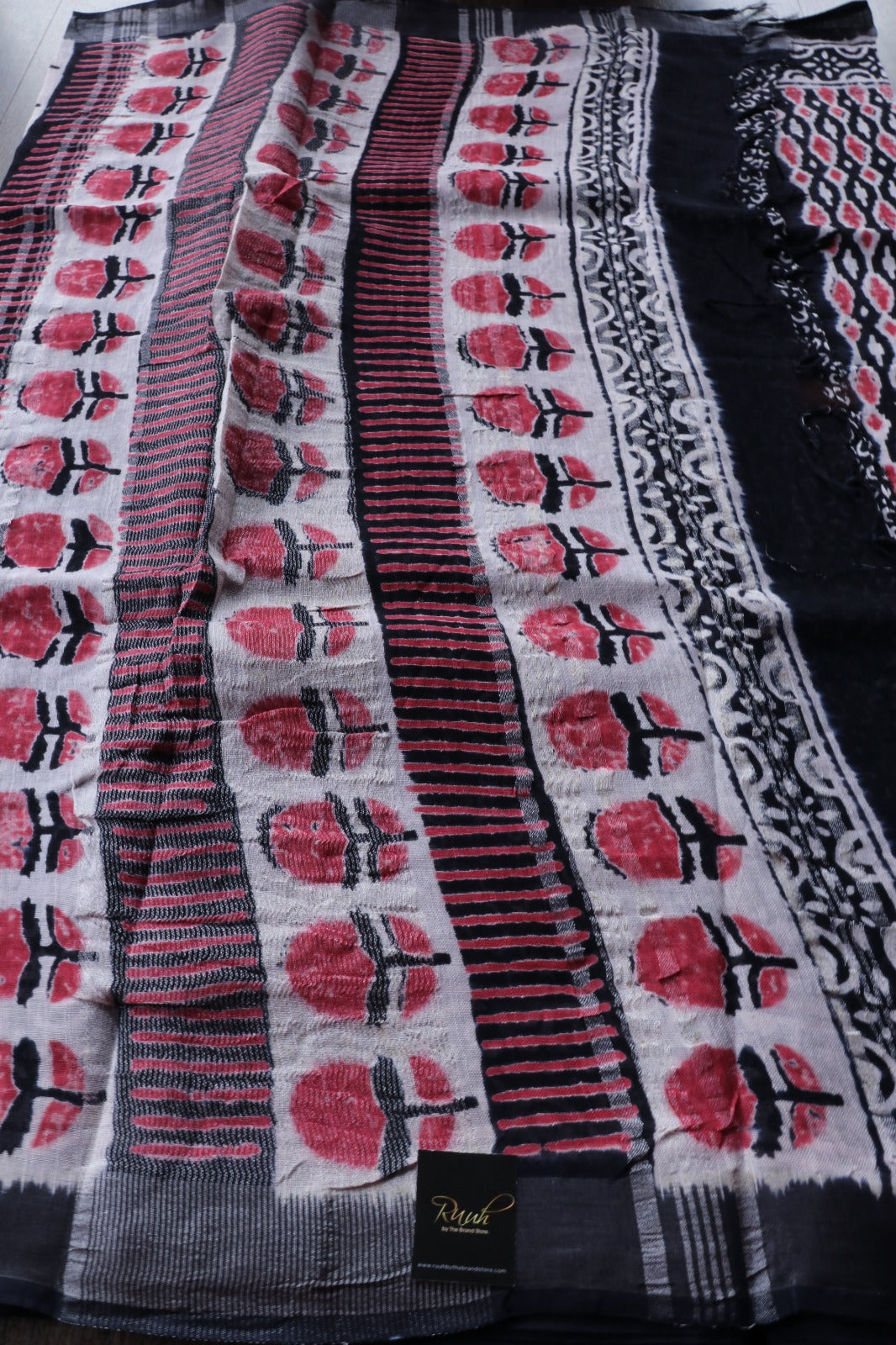 LINEN COTTON SAREE 7