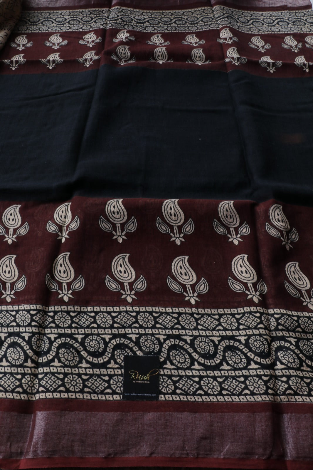 LINEN COTTON SAREE 8