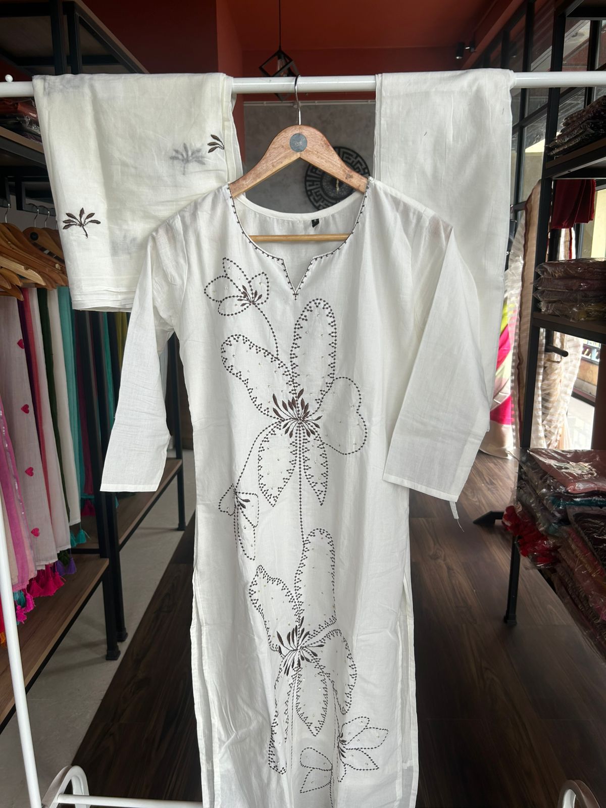 OFF WHITE COTTON SET