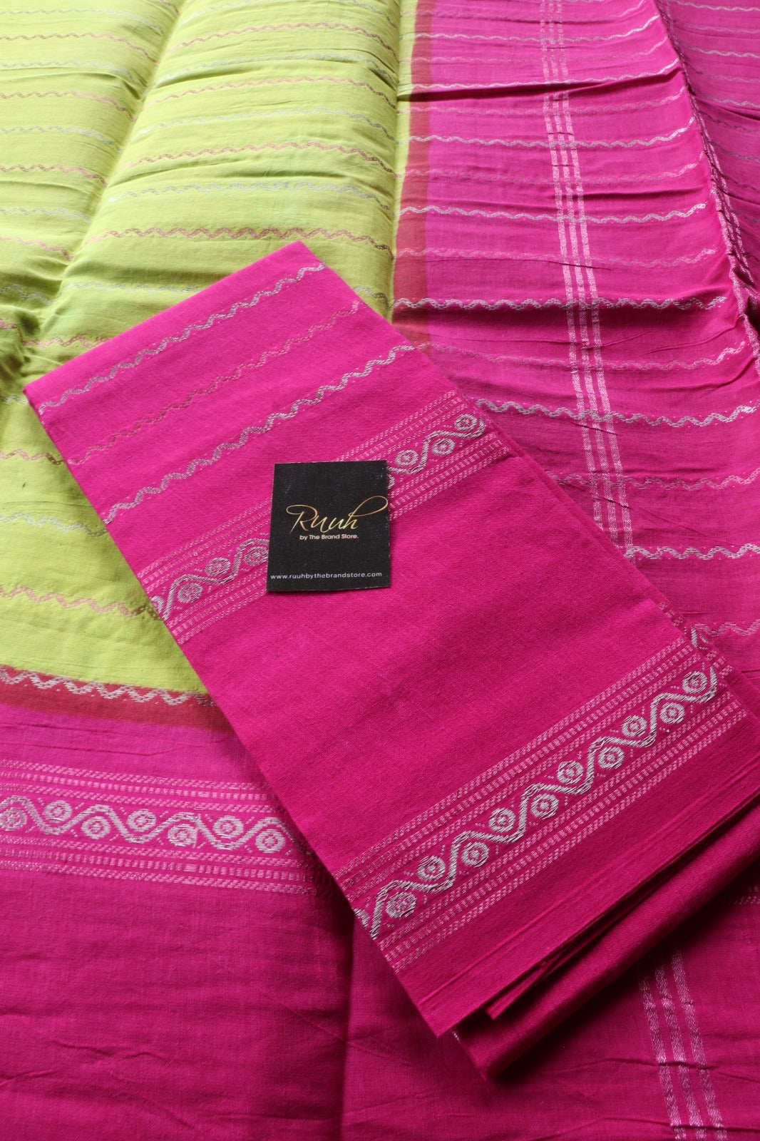 NEON - PINK MADURAI SUNGUDI SAREE