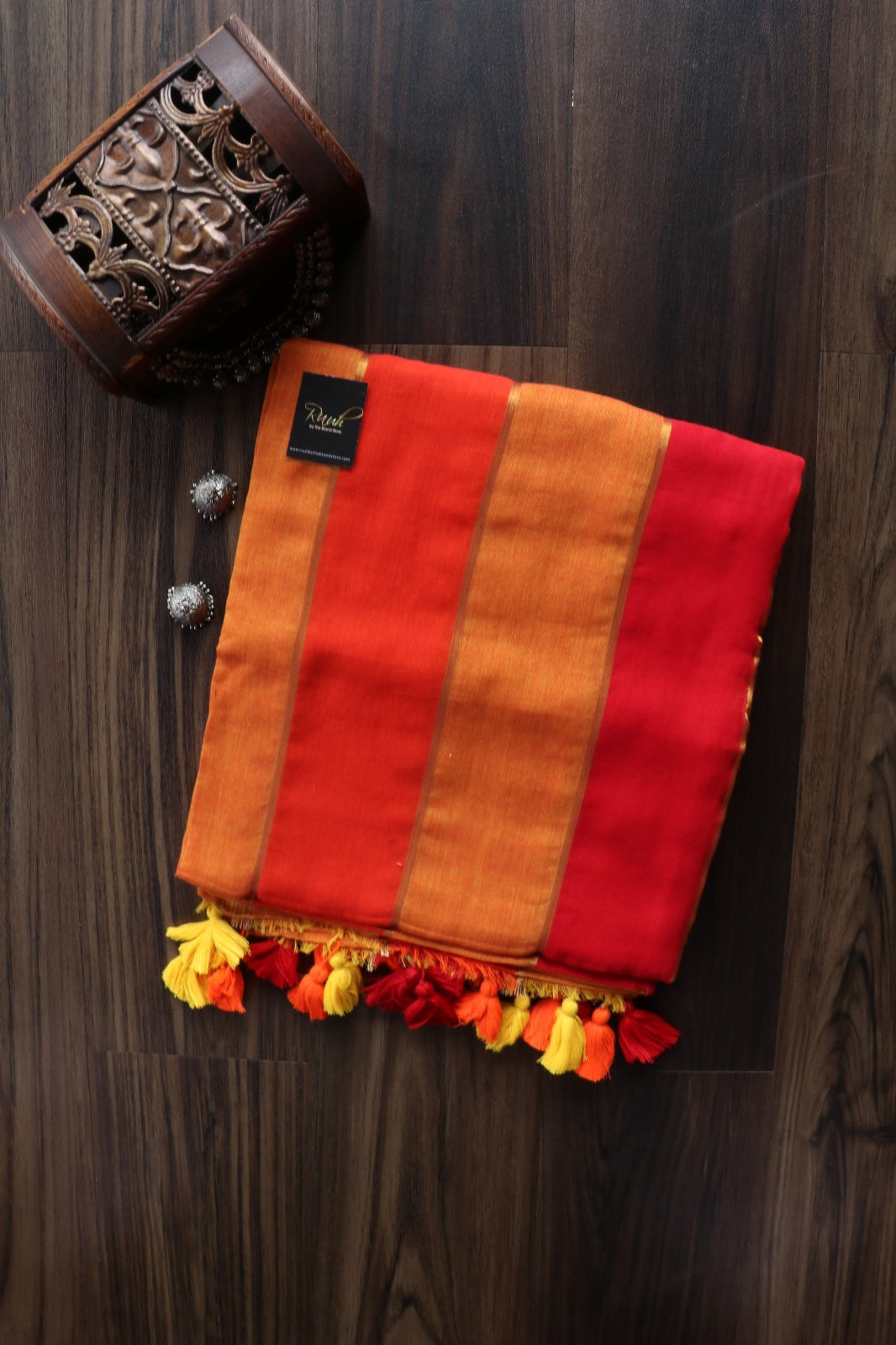 MULMUL MULTI COLOUR SAREE 1