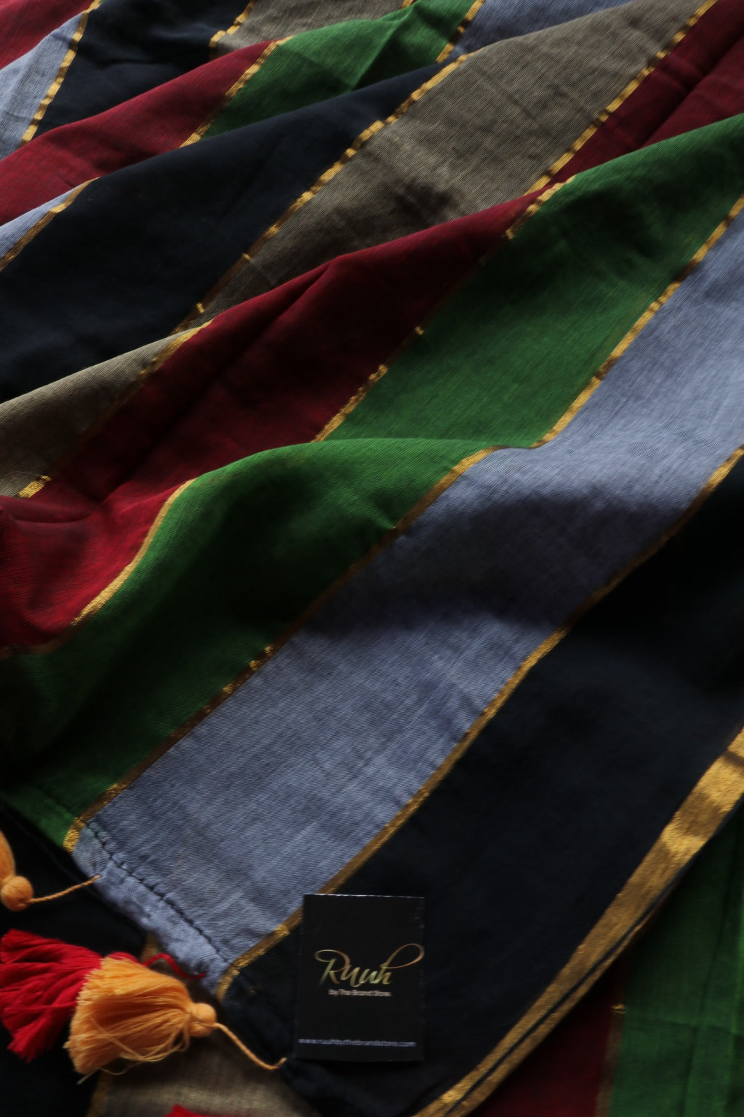 MULMUL MULTI COLOUR SAREE