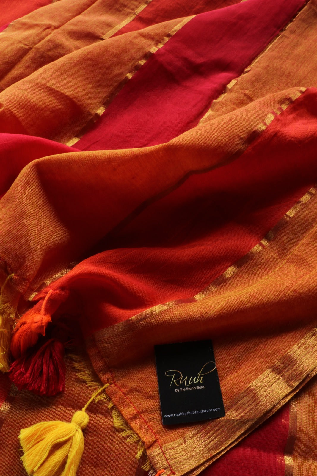 MULMUL MULTI COLOUR SAREE 1