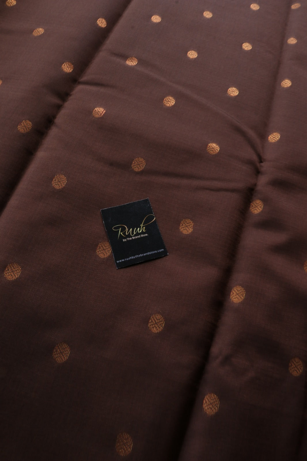 RUST COLOUR SEMI SILK SAREE 3