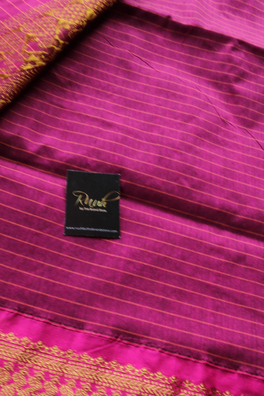 BLACK WITH PINK KALYANI COTTON