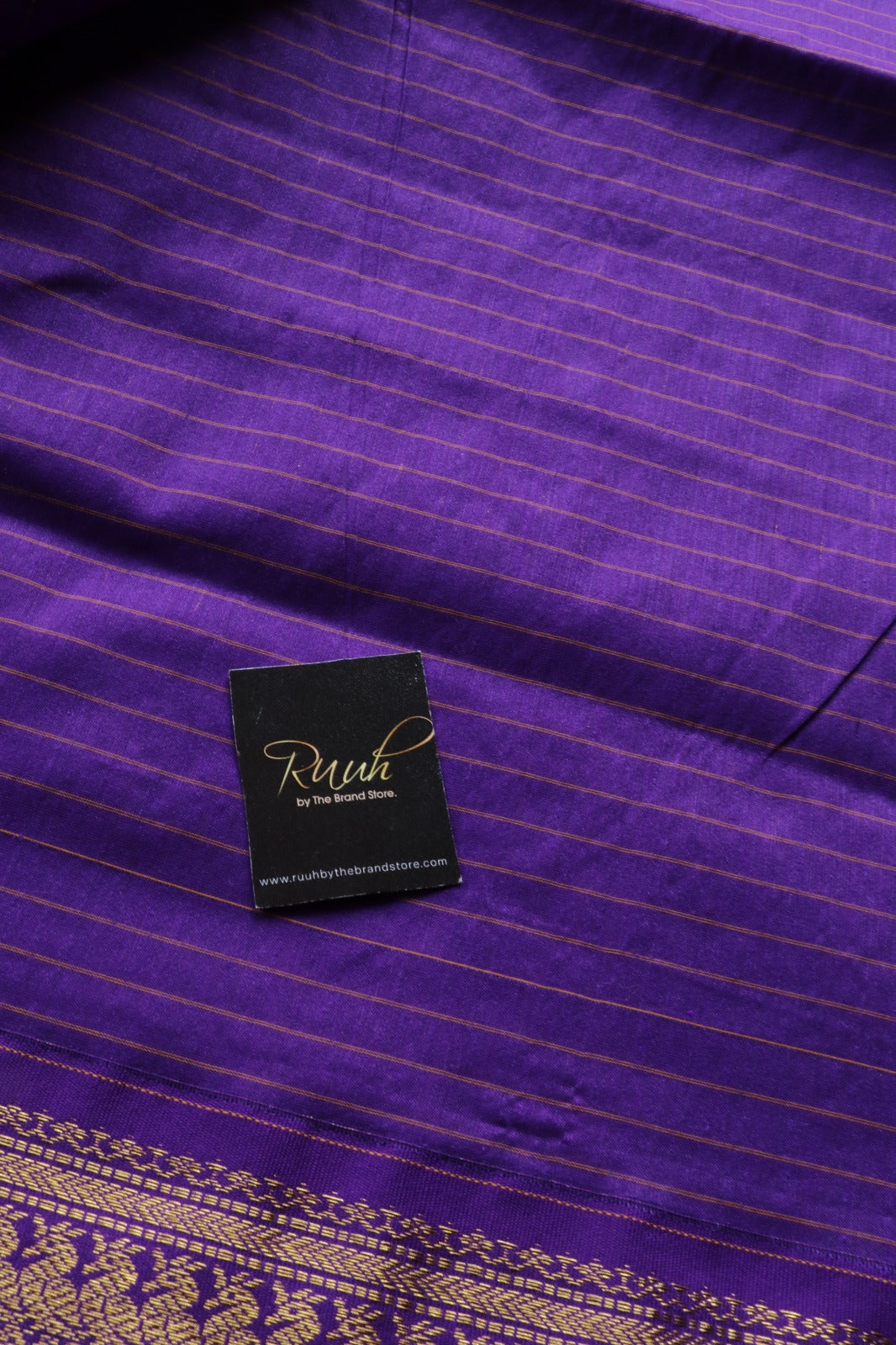 LAVENDER WITH PURPLE KALYANI COTTON