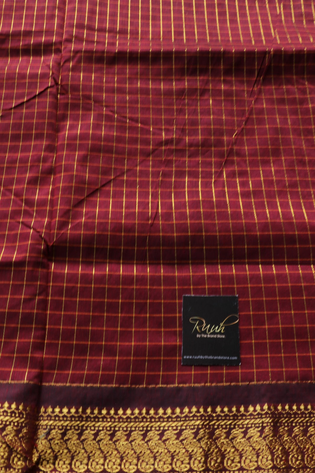 MAROON KALYANI COTTON