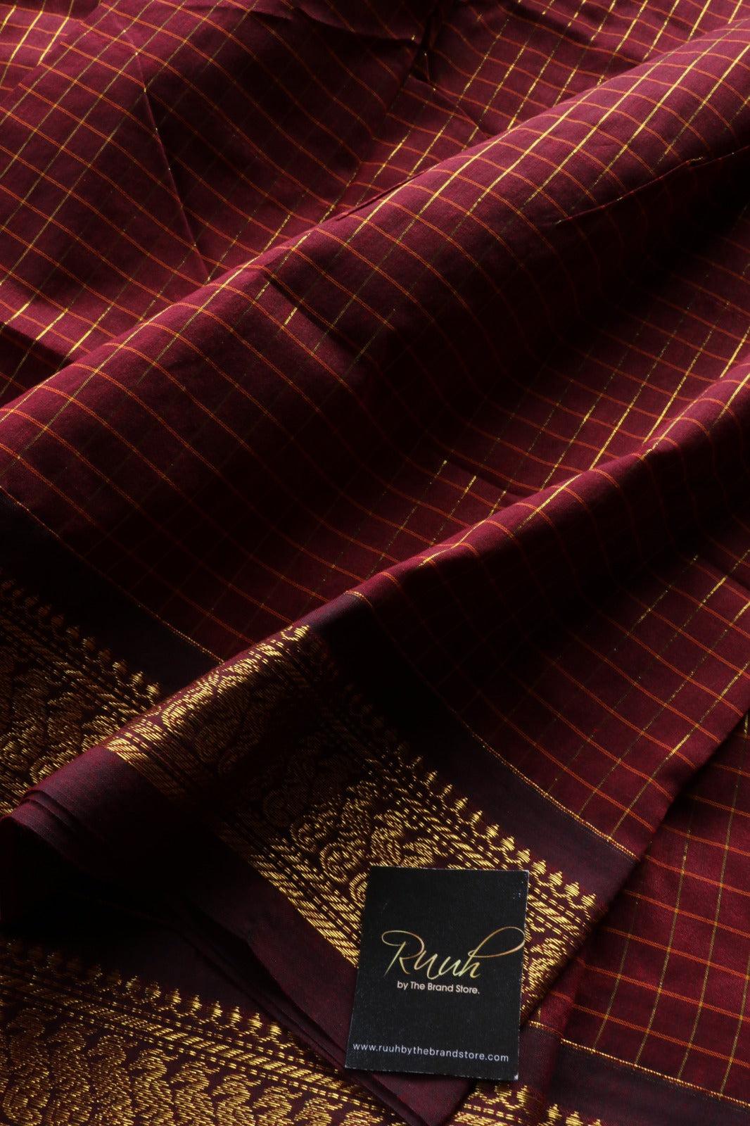 MAROON KALYANI COTTON