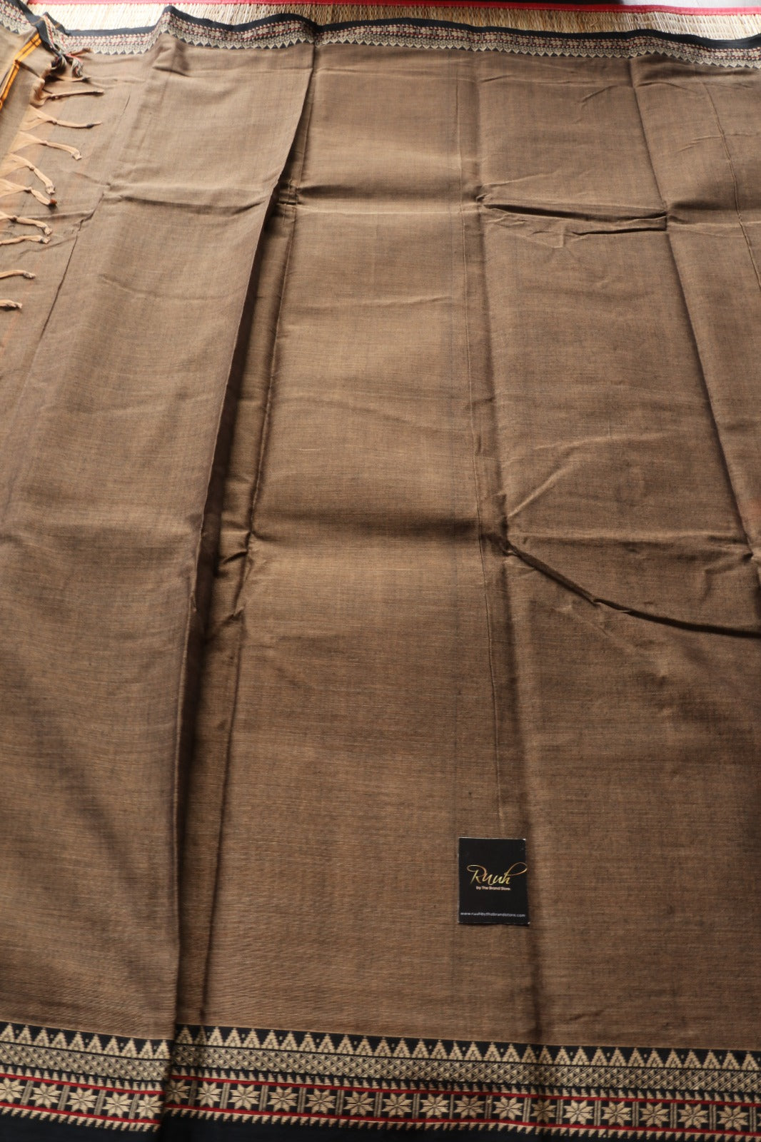 DARK GREY NARAYANPETH COTTON SAREE