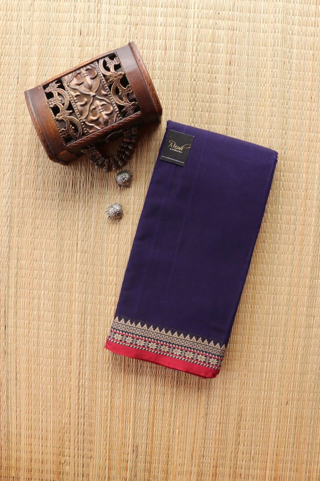 PURPLE NARAYANPETH COTTON SAREE