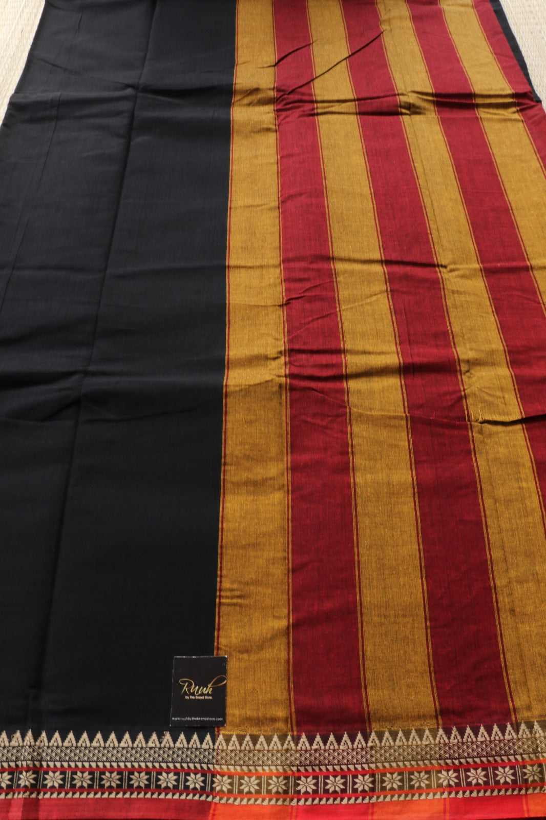 BLACK NARAYANPETH COTTON SAREE