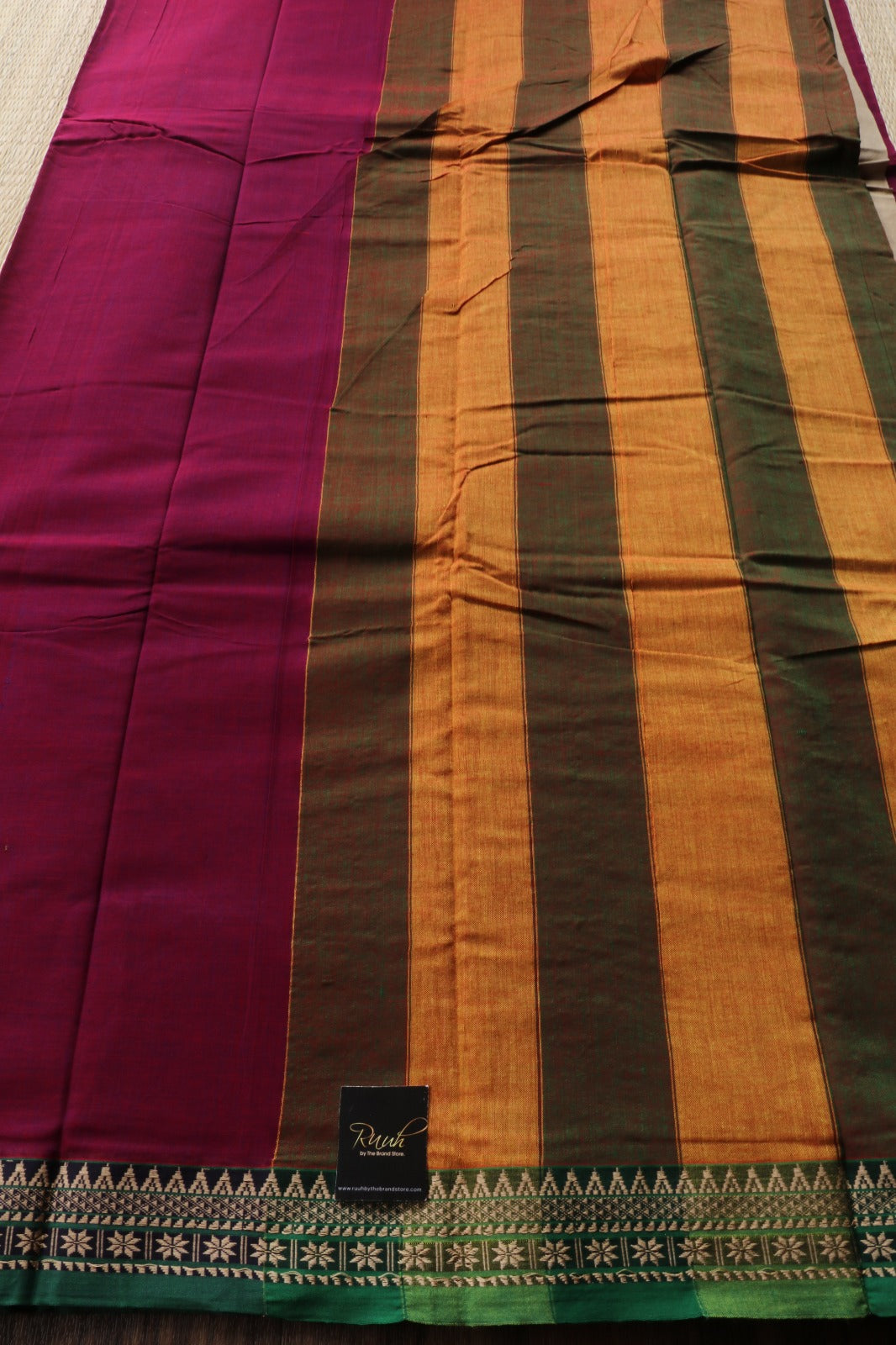 MAGENTA NARAYANPETH COTTON SAREE