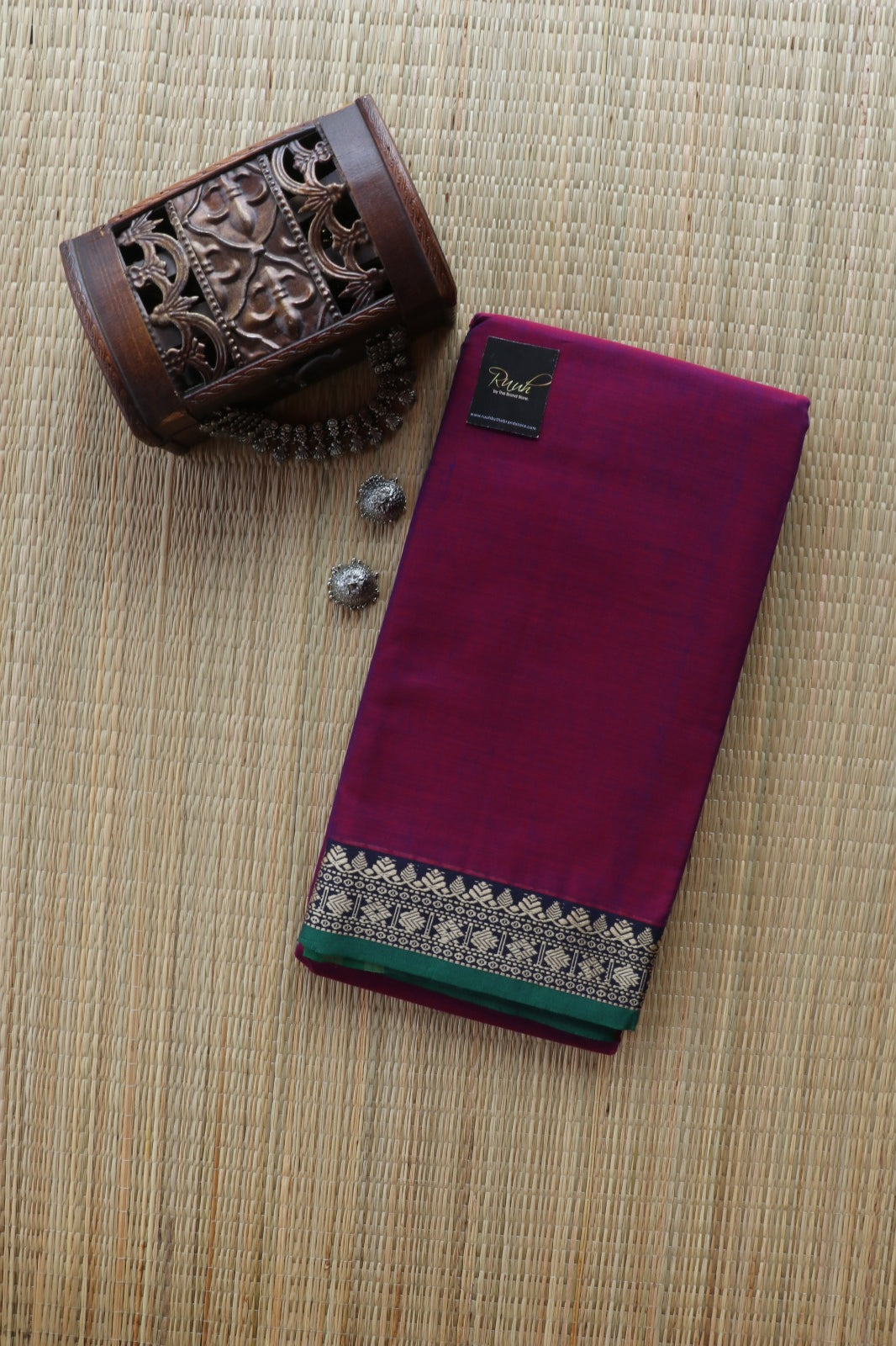 MAGENTA NARAYANPETH COTTON SAREE