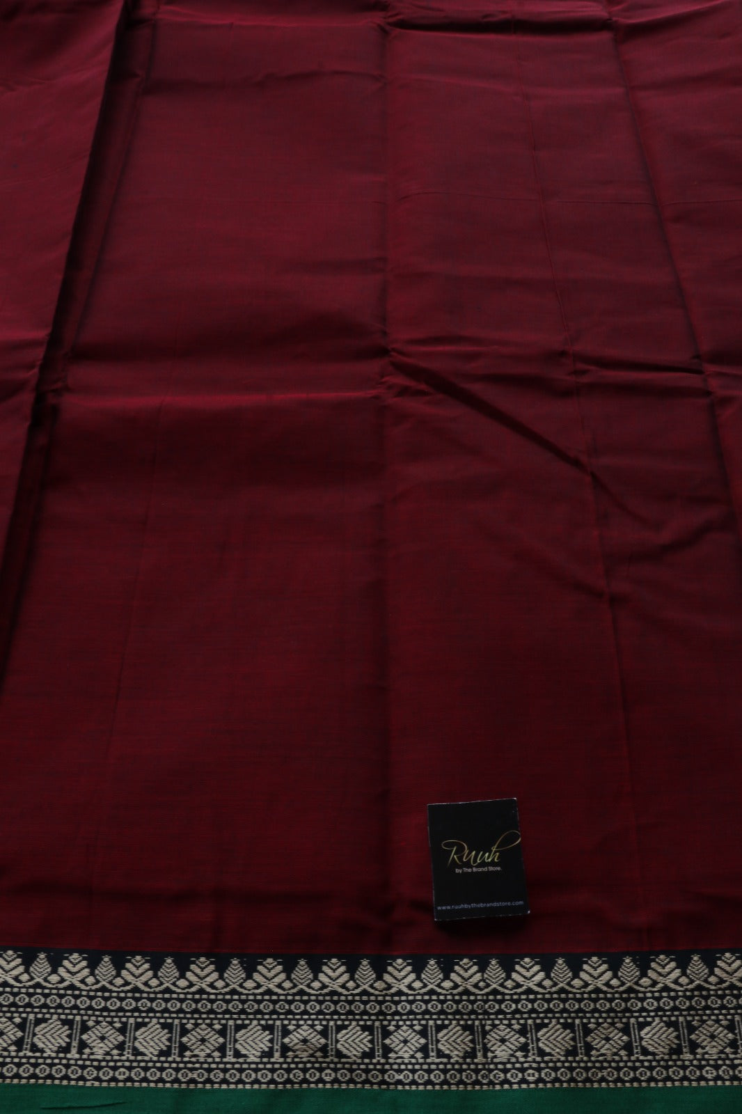 MAROON NARAYANPETH COTTON SAREE