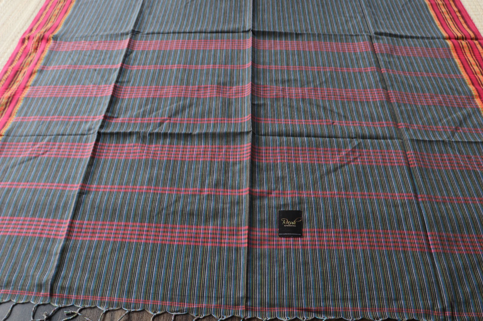 BENGAL COTTON GREYISH STRIPES- TBS26BC