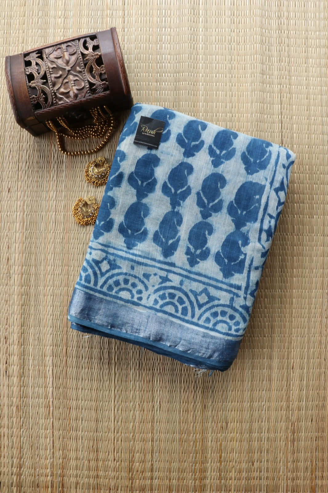 LINEN COTTON SAREE 11