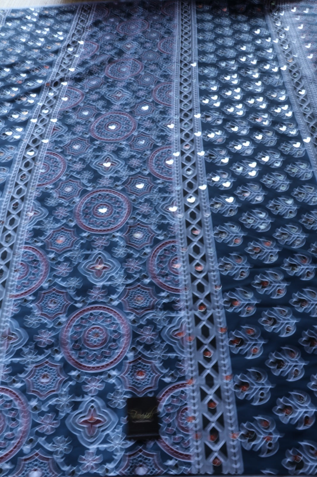SEMI MODAL SILK WITH MIRROR WORK- TBS26SMM