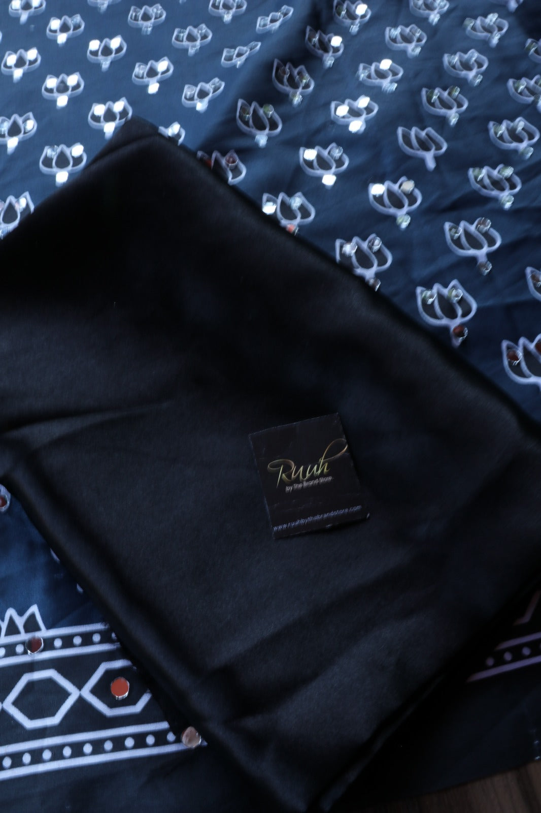 SEMI MODAL SILK WITH MIRROR WORK- TBS26SMM