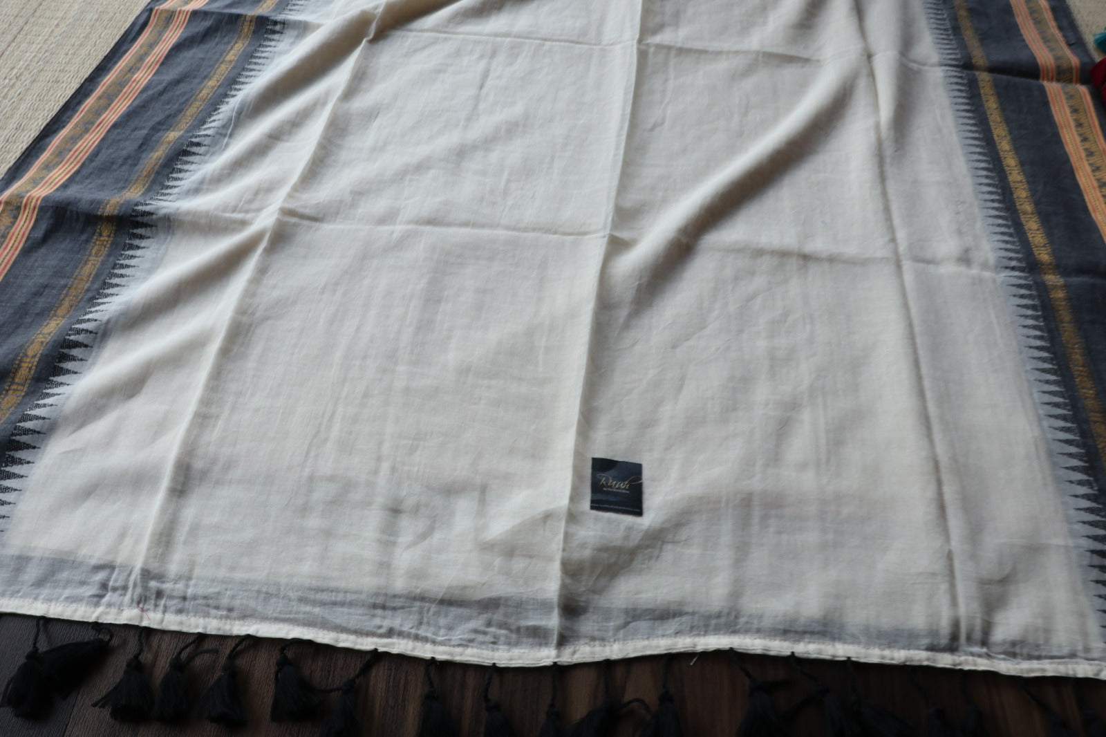 MUL COTTON WITH TEMPLE BORDER- TBS26VC