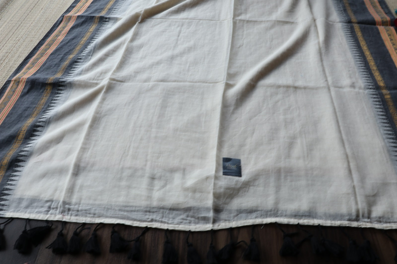 MUL COTTON WITH TEMPLE BORDER- TBS26VC