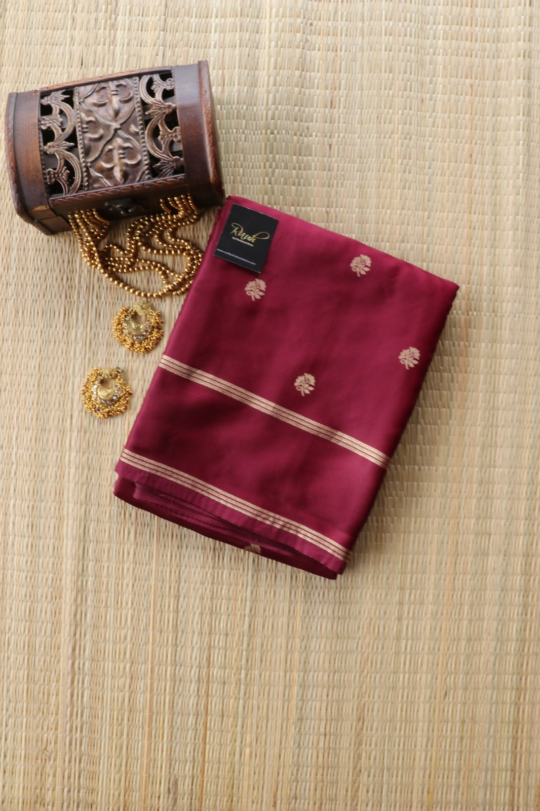 WINE COLOUR VISCOSE SEMI SILK-TBS26VSS