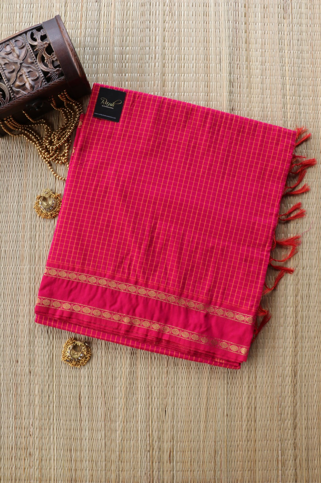 PINK KALYANI COTTON SAREE- TBS26KC1