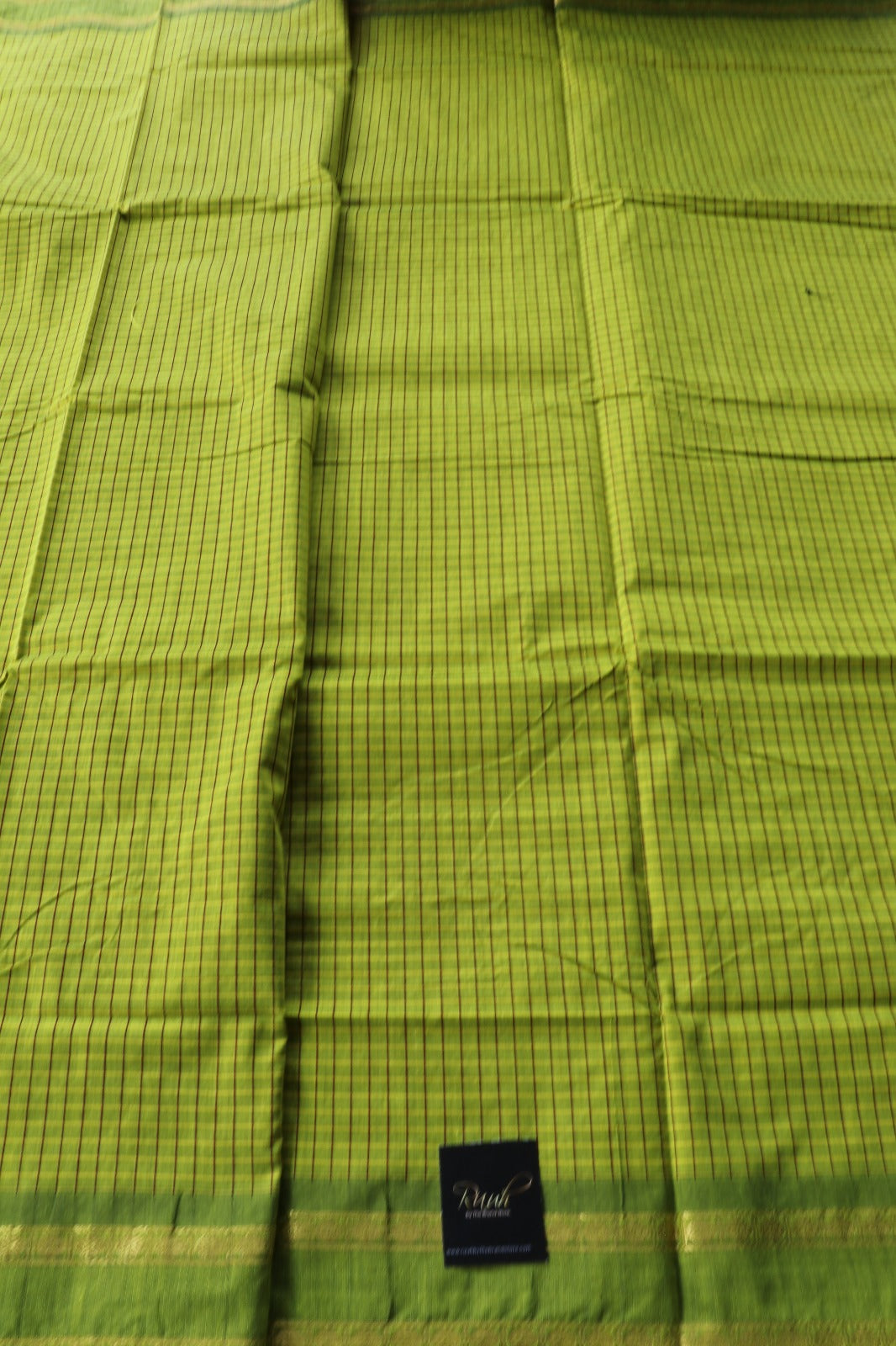 GREEN KALYANI COTTON SAREE - TBS26KC1