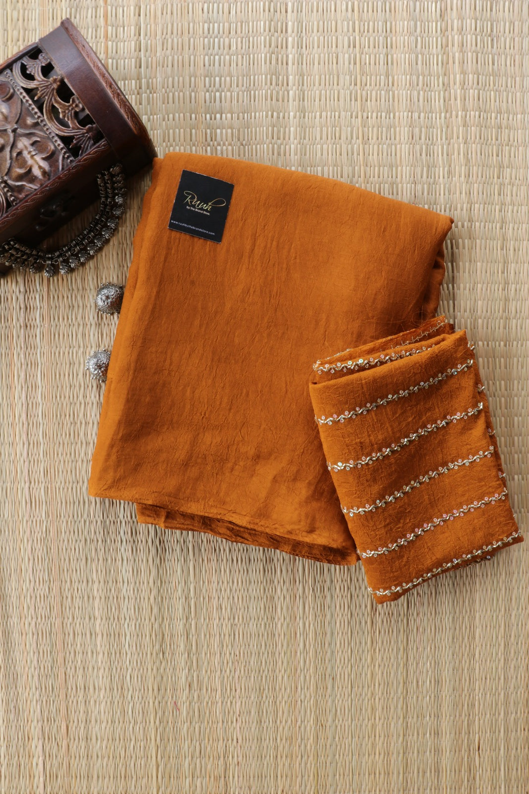 RANGOLI CRUSH SAREE