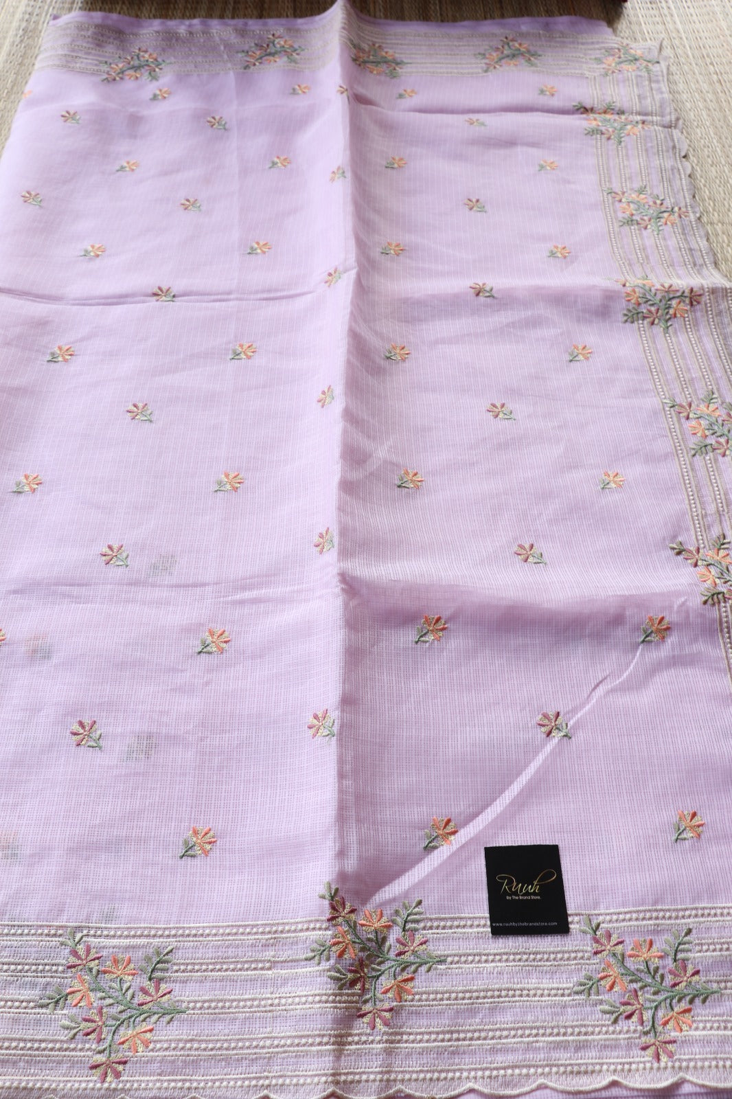 PINK NET KOTA SAREE