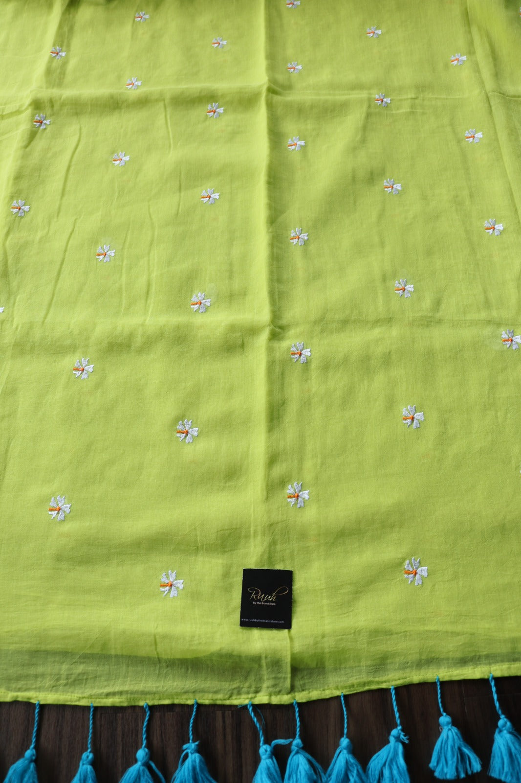 NEON MULMUL PARIJAT EMBROIDERY-TBS26MPE