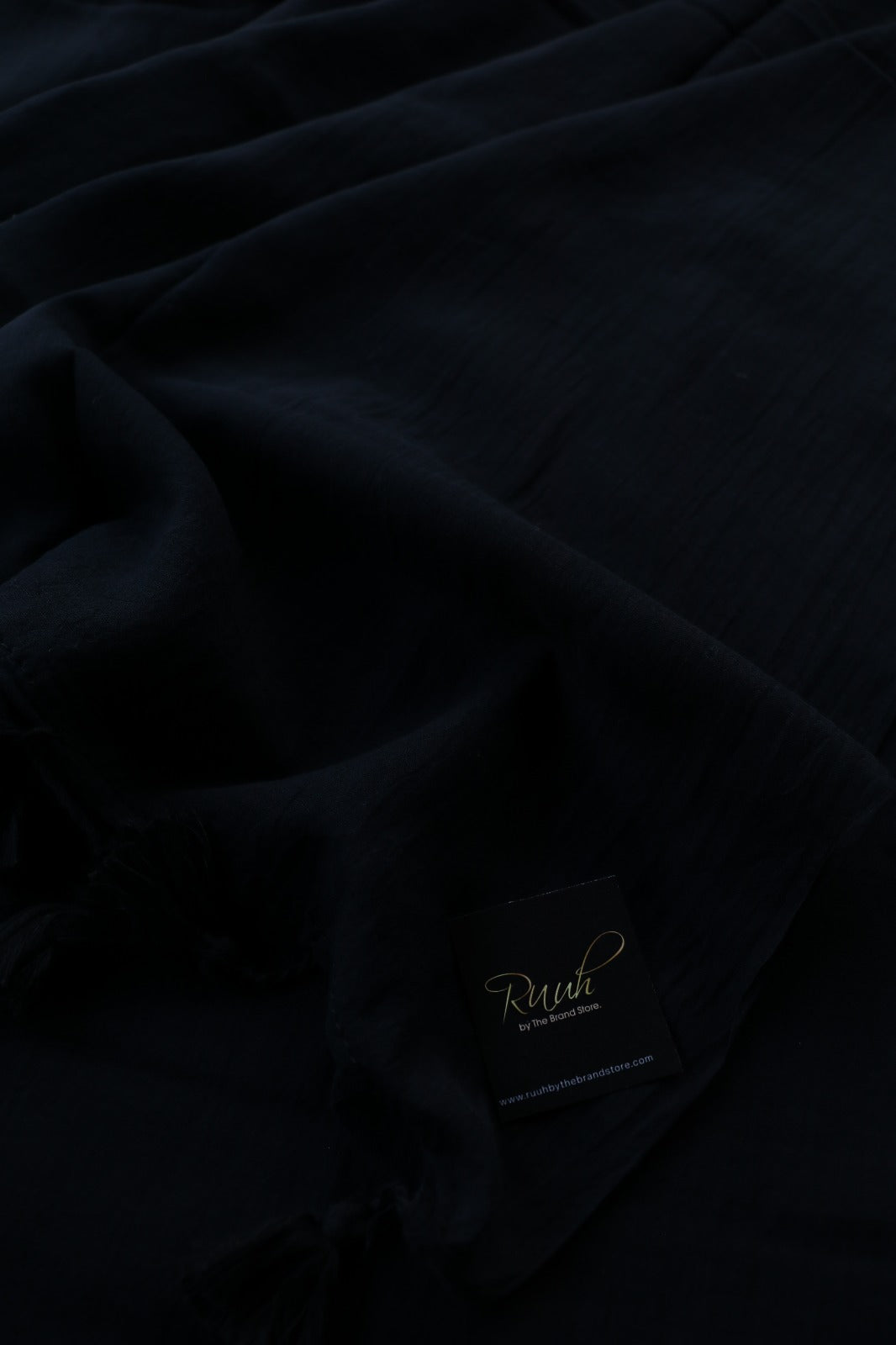 BLACK MULMUL COTTON SAREE -TBS26MCB