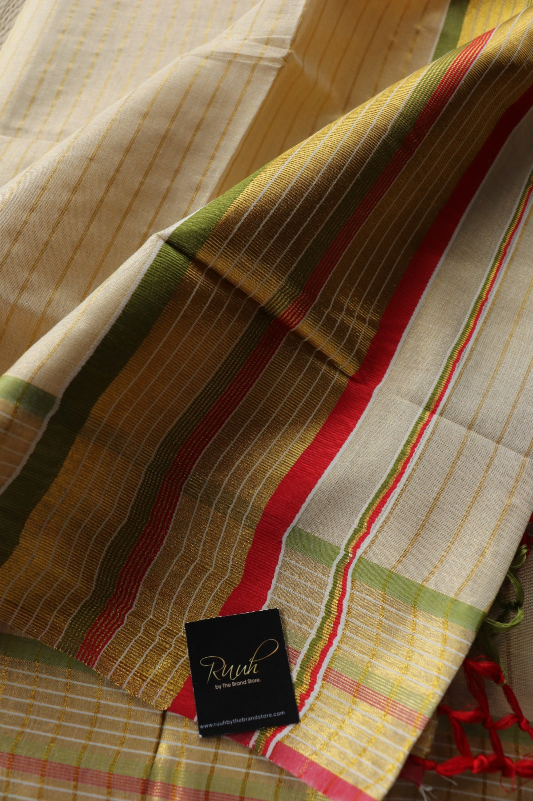 TISSUE STRIPE - RED AND GREEN