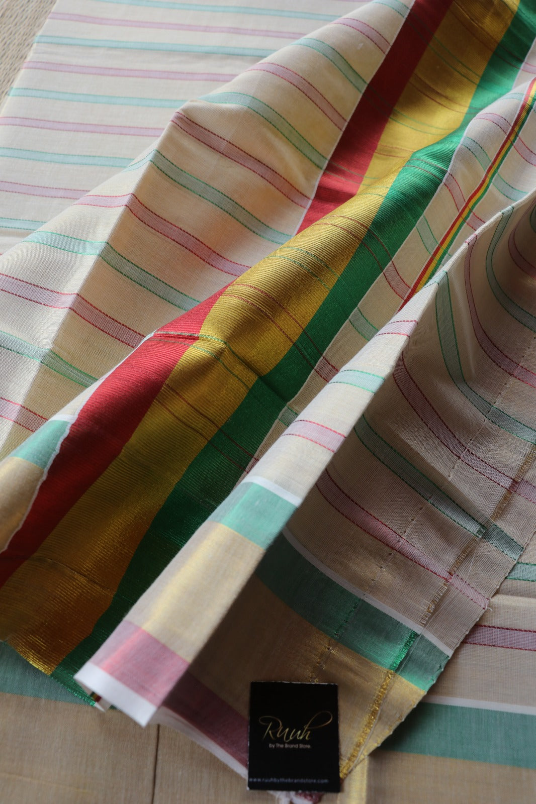 MULTI COLOUR TISSUE SAREE