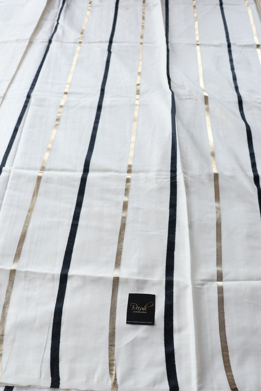 PREMIUM KERALA COTTON - GOLD BLACK