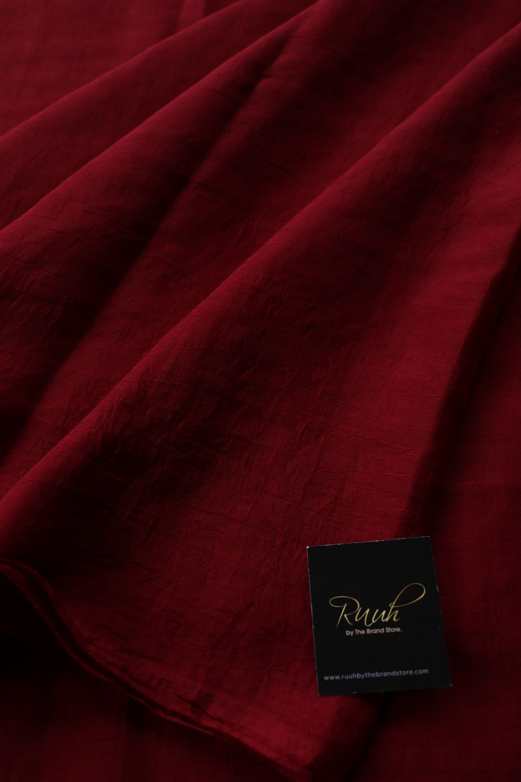 RANGOLI CRUSH SAREE-MAROON