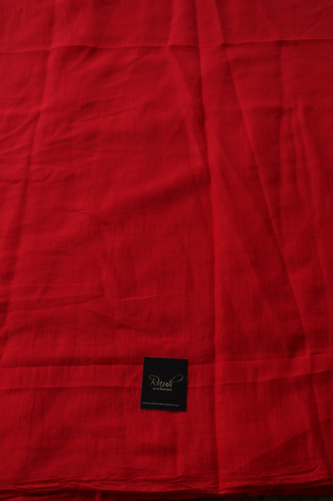 RANGOLI CRUSH SAREE - RED