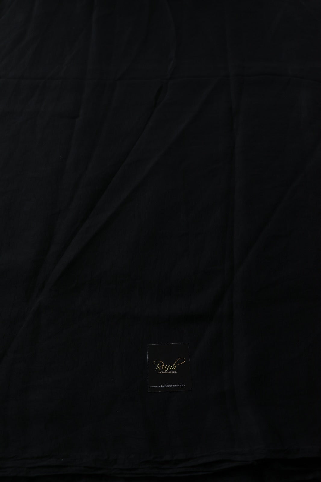 RANGOLI CRUSH SAREE - BLACK