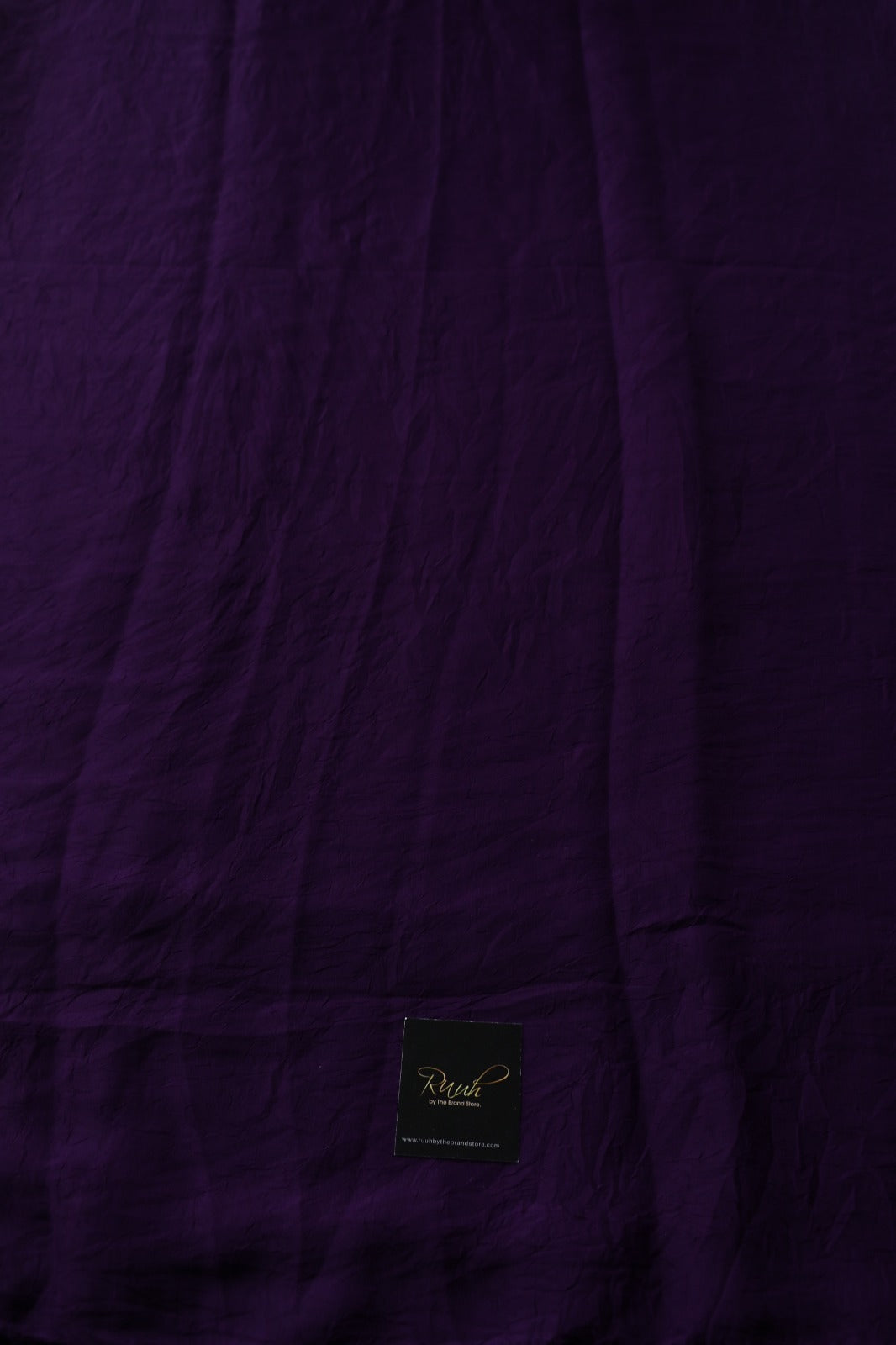 RANGOLI CRUSH SAREE - PURPLE