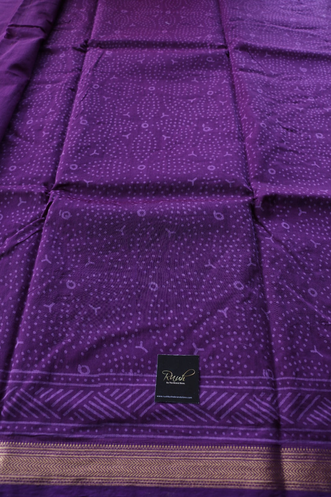 MAHESHWARI BLOCK PRINT SAREE- TBS26MBP